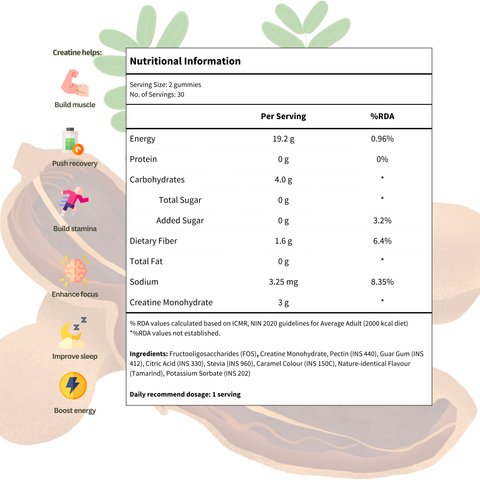 Creatine Gummies - Tamarind